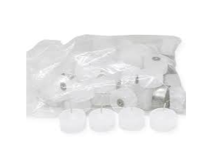 Vela de noche blanca SANTA CRUZ x 50 unidades