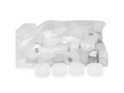 Vela de noche blanca SANTA CRUZ x 50 unidades