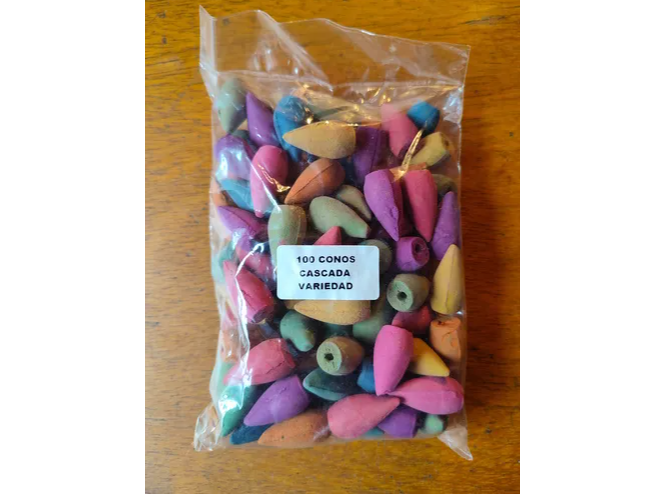 Sahumerio en cono surtidos x 100 unidades