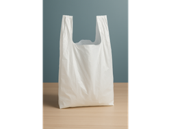 BOLSAS CAMISETAS BLANCAS LISAS X 100 UN
