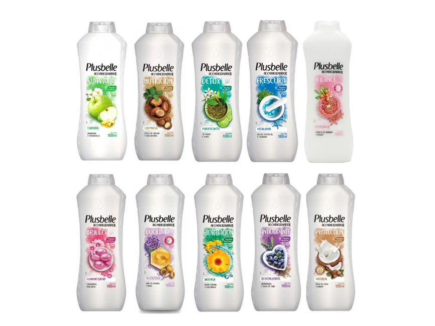 SHAMPOO PLUSBELLE SURTIDOS X1LITRO