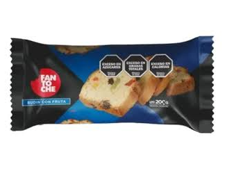 BUDIN FANTOCHE C/FRUTAS 200g