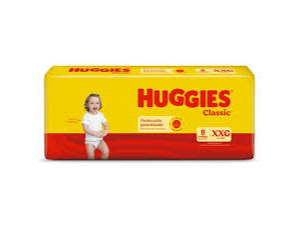 PAÑAL HUGGIES CLASSIC XXG 8u.