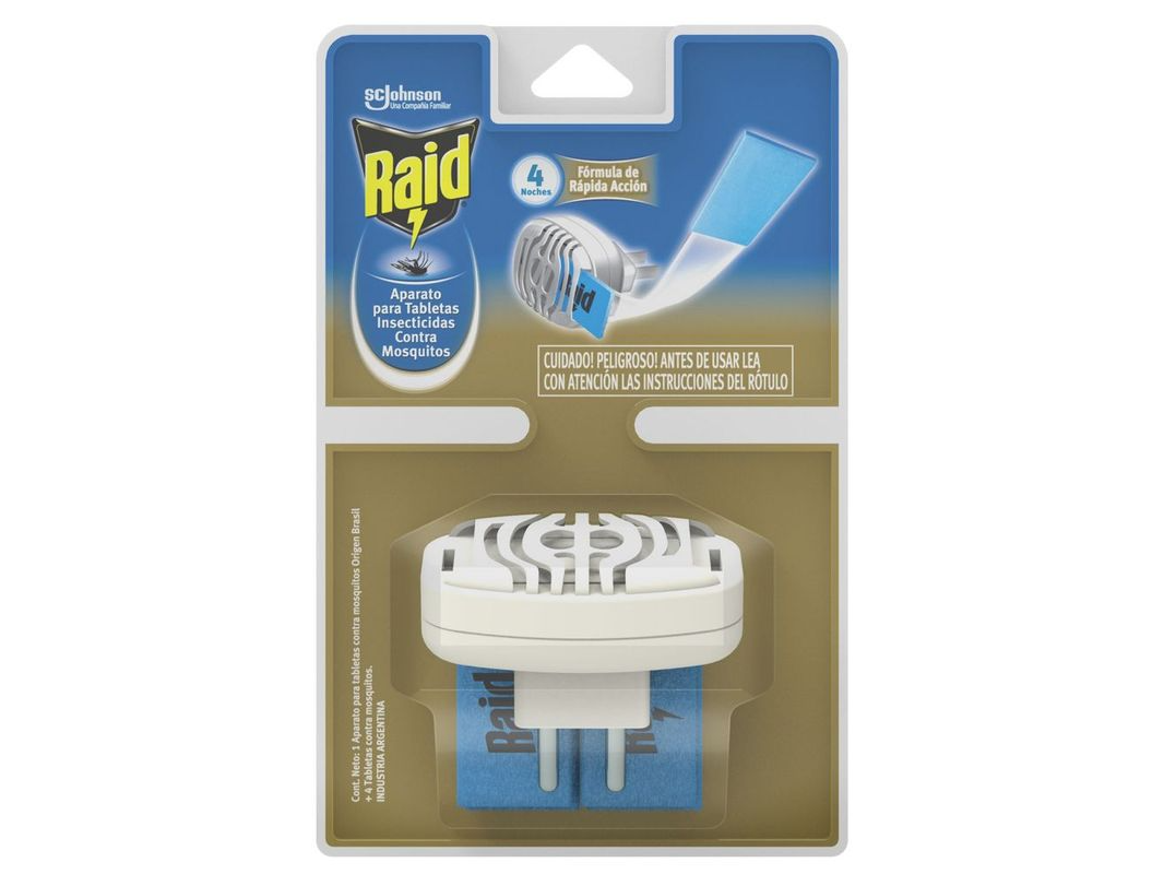 APARATO RAID ELECTRICO CON 4 PASTILLAS