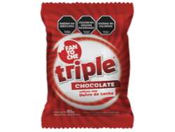 CAJA x24 unidades Alfajor Fantoche negro Triple