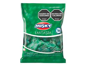 CAR.TRANSPARENTE MENTA MISKY