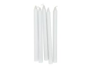 VELA DE CUMPLEAÑOS x10u. BLANCAS