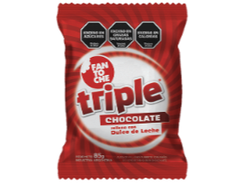 1 unidad Alfajor Fantoche negro Triple