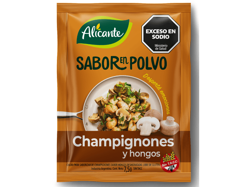 CAJA X12 unidades Saborizante champinognes y hongos