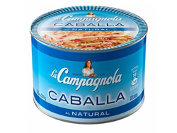 1 unidad Caballa Al Natural La Campañola x 300gr