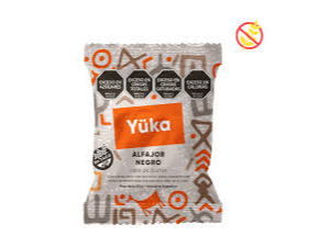 ALFAJOR YUKA S/TACC NEGRO