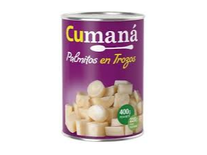 PALMITOS CUMANA EN TROZOS 400gr.