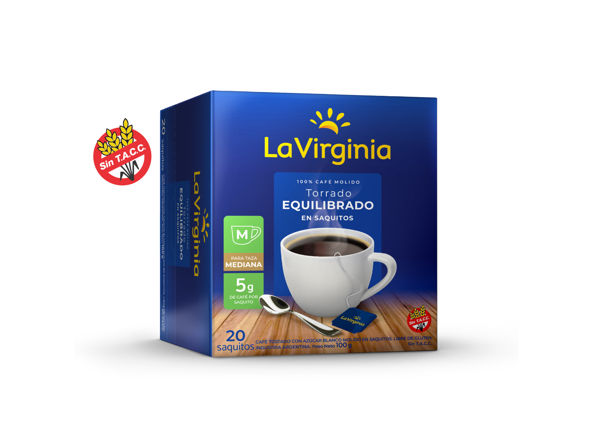 1 unidad Cafe La Virginia Saquitos 5gr