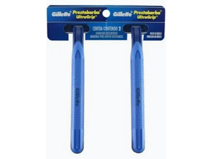 PRESTOBARBA AZUL X2