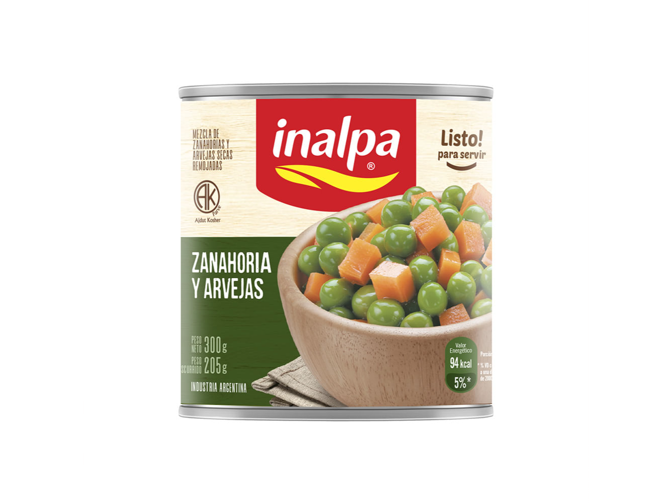 PACK X24 unidades Mix Arverja Zanahoria