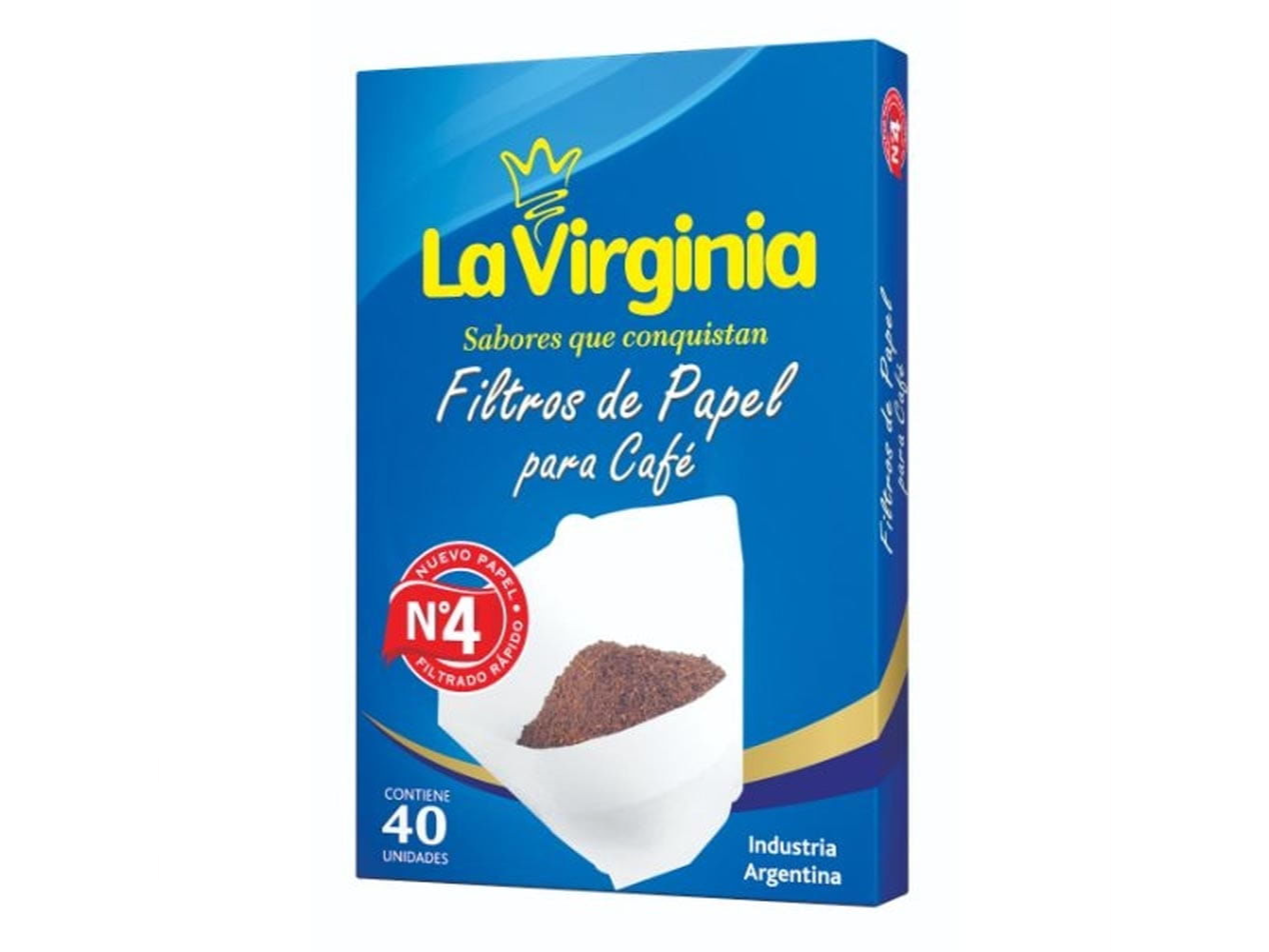 FILTRO PAPEL P/CAFE LA VIRGINIA N4