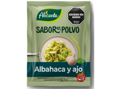 5 unidades Saborizante albahaca y ajo