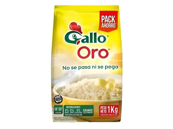 ARROZ GALLO ORO 1 Kg.