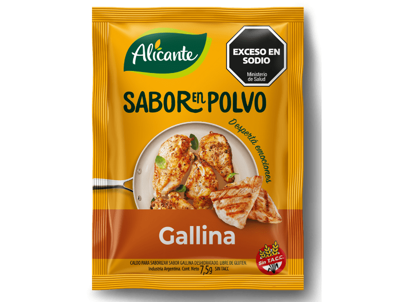 CAJA X12 unidades Saborizante gallina