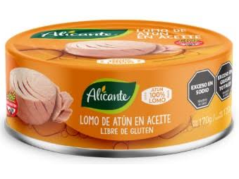 ATUN LOMO ALICANTE EN ACEITE 170g.