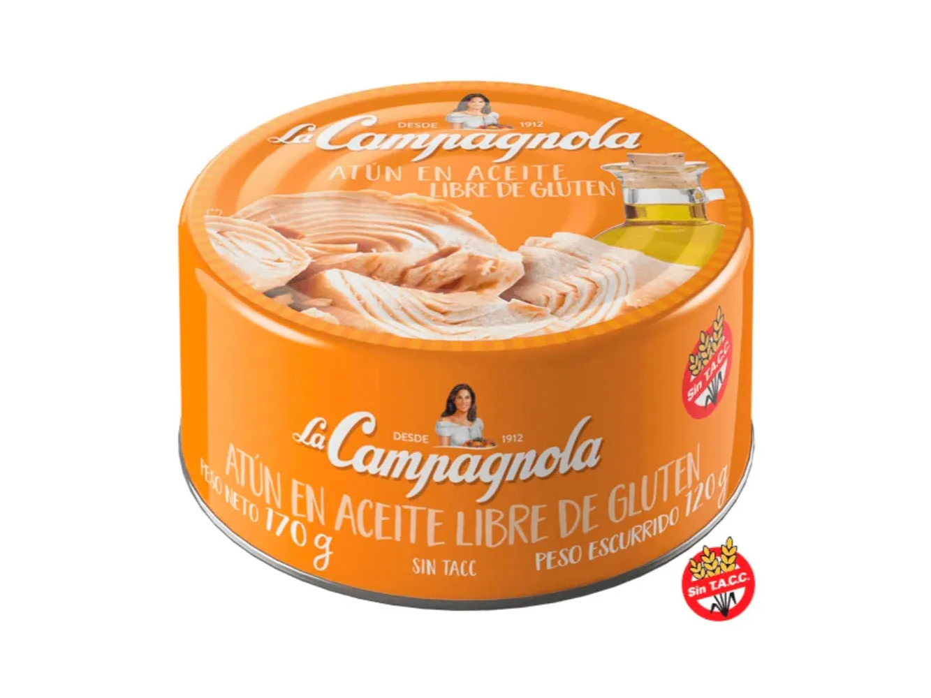 1 unidad Atun Al Aceite La Campañola x 170gr
