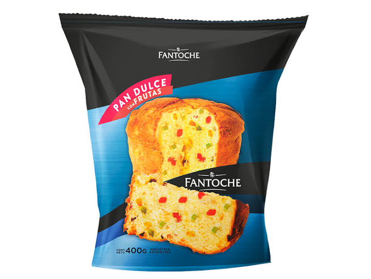 PAN DULCE FANTOCHE C/FRUTAS 400g.