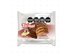 5 unidades Alfajor Turimar Triple Negro