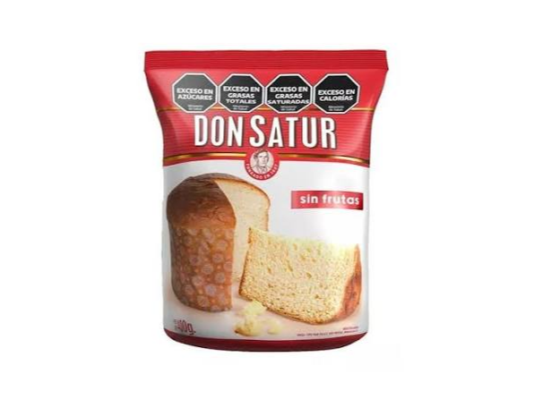 PAN DULCE DON SATUR SIN FRUTAS 400g