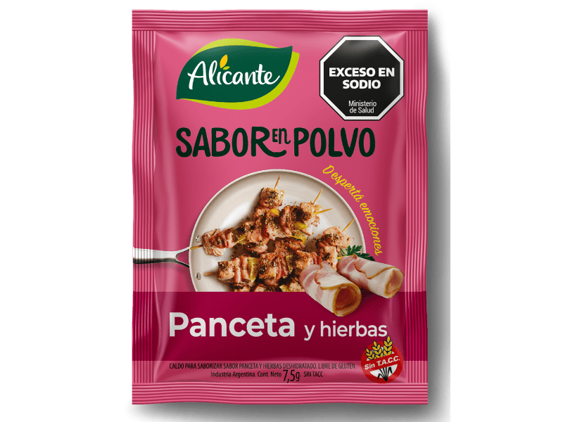 5 unidades Saborizante panceta y hierbas