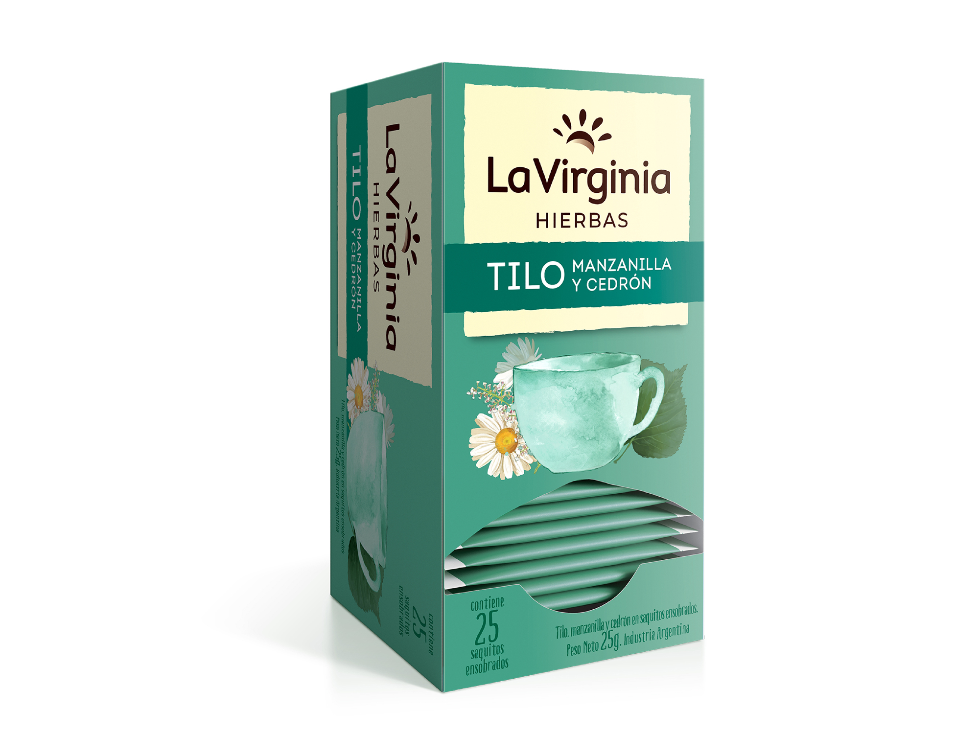 PACK X6 unidades Te Tilo Manzanilla Cedron LV