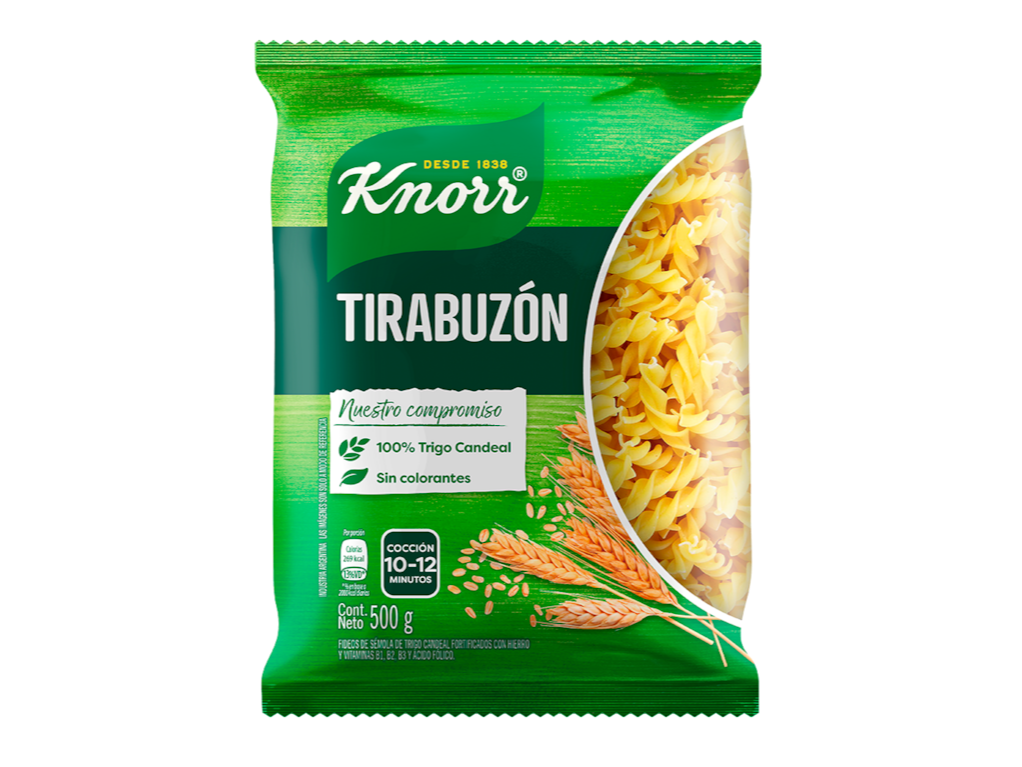 FIDEOS TIRABUZÓN KNORR