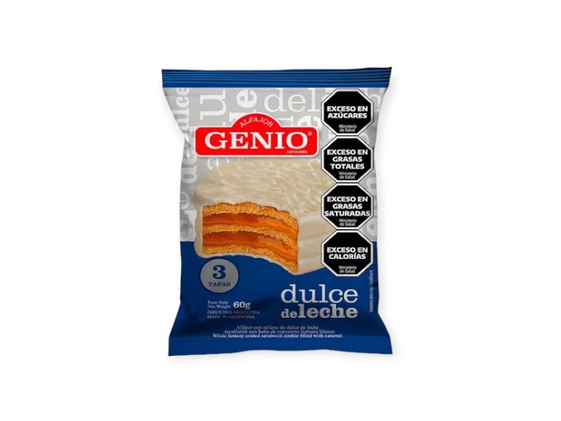 Alfajor Genio Blanco