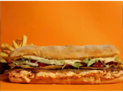 Sandwich Individual Criollo + Papas Fritas