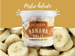 POSTRE DE BANANA CON SALSA DE DULCE DE LECHE