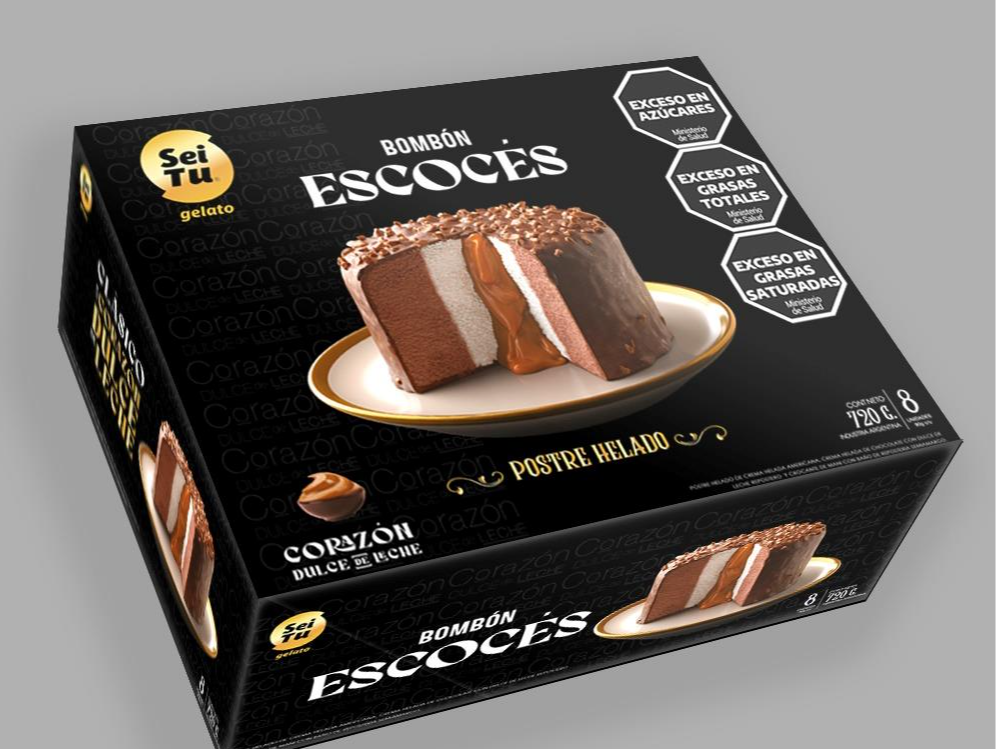Bombon Escoces Seitu NEGRO x 8 unidades