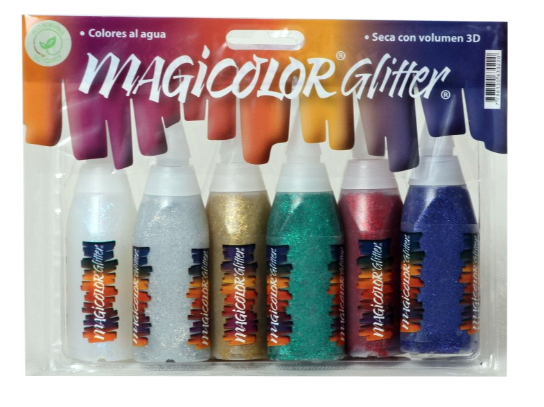 ADHESIVO GLITTER "MAGICOLOR" x UNIDAD