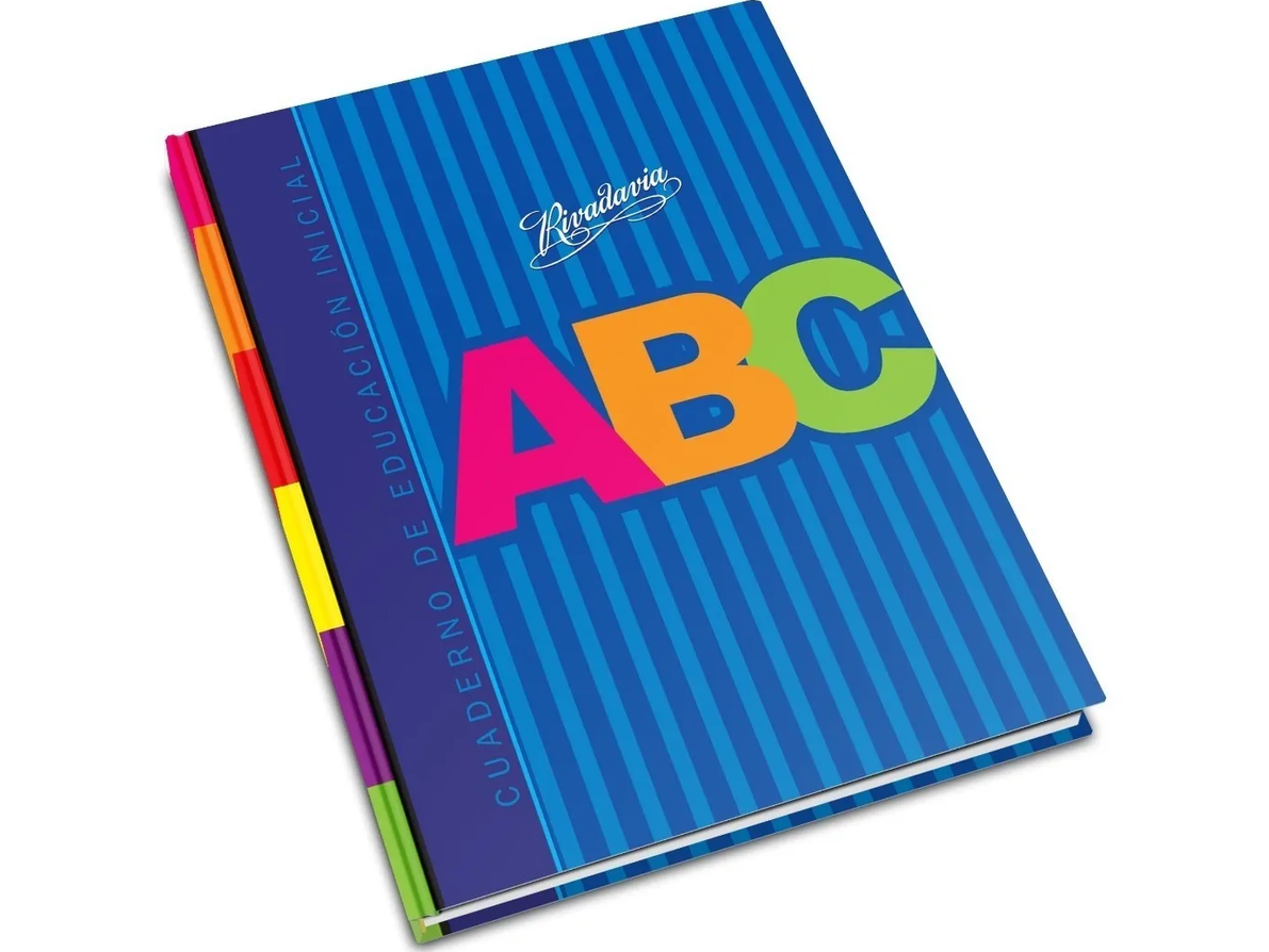 CUADERNO "RIVADAVIA" EDUCACIÓN INICIAL N°3 RAYADO x 42 HOJAS