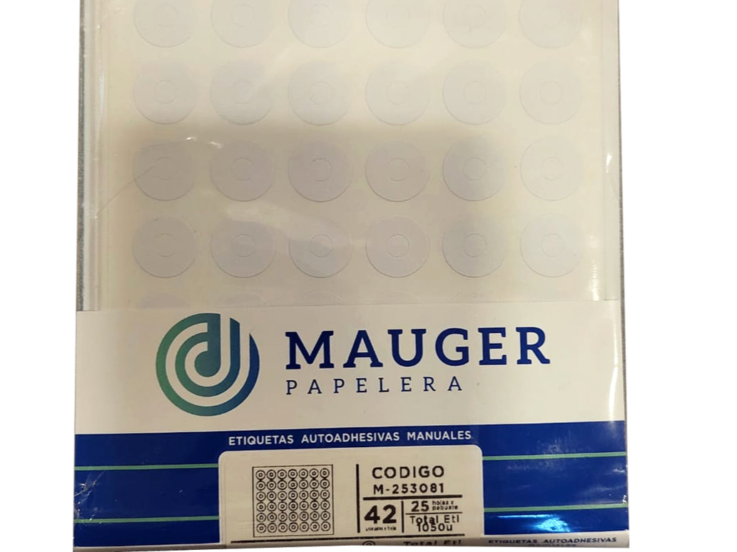 OJALILLOS "MAUGER" x 25 HOJAS