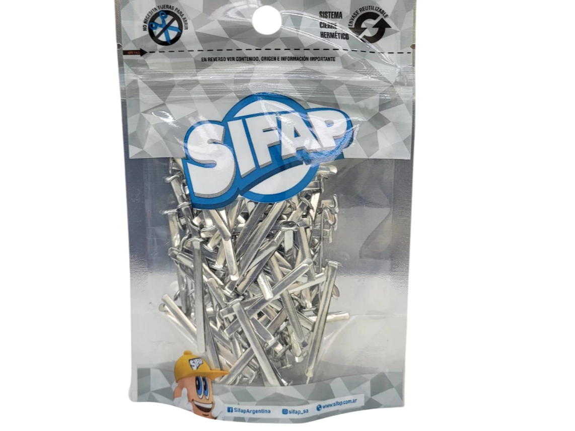 BROCHES MARIPOSA PLATEADO "SIFAP" N°10