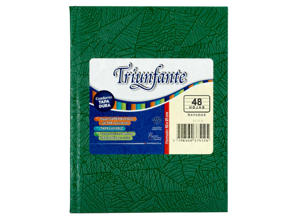 CUADERNO "TRIUNFANTE" N°3 x 48 HOJAS