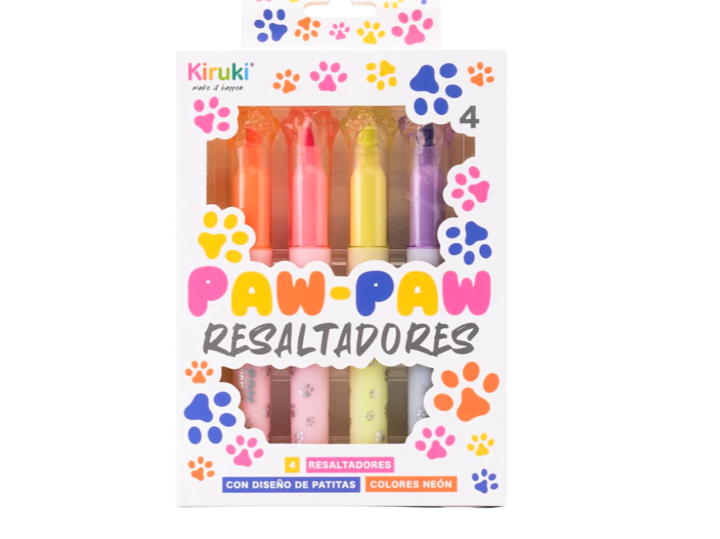 RESALTADOR "KIRUKI" PAW PAW x 4 UNIDADES