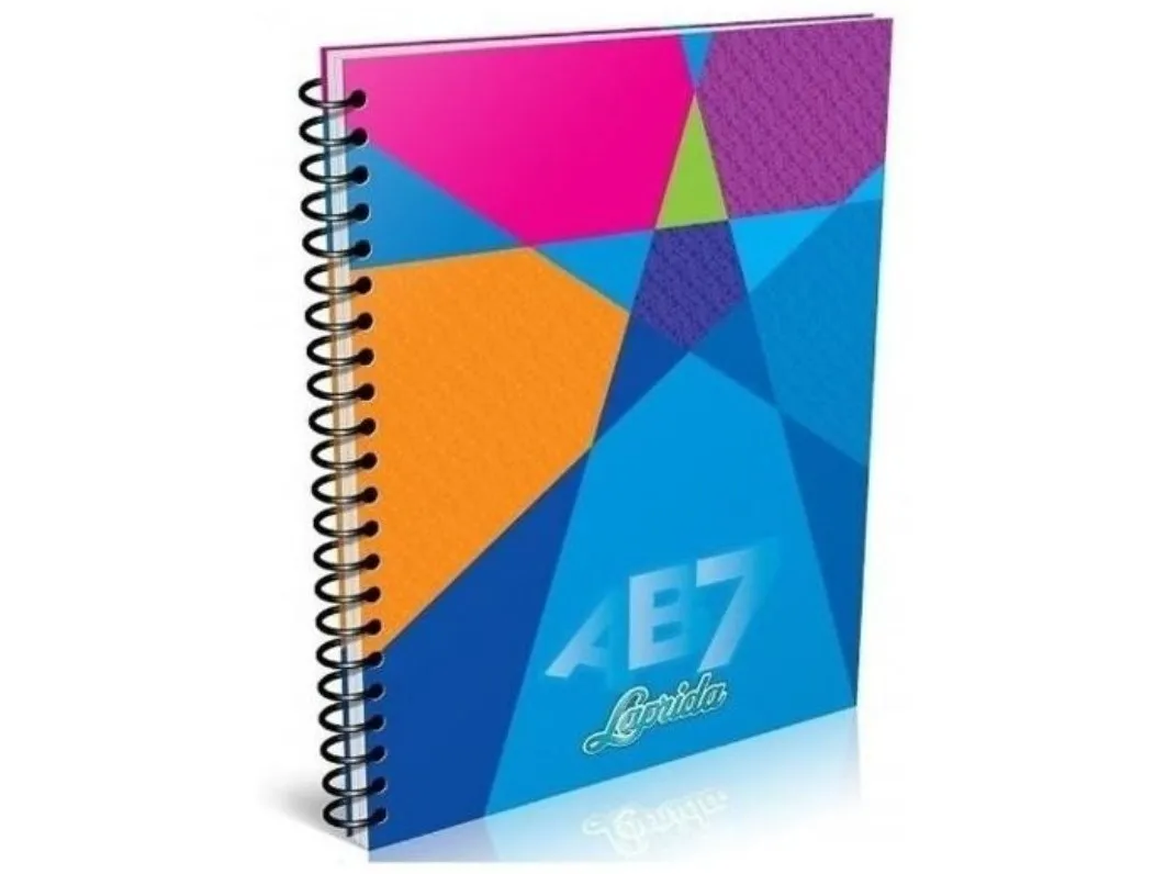 CUADERNO "LAPRIDA" AB7 21 x 27 TAPA DURA x 60 HOJAS