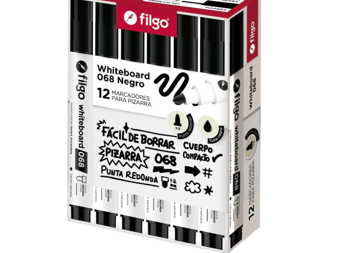 MARCADOR PARA PIZARRA NEGRO "FILGO"  x UNIDAD