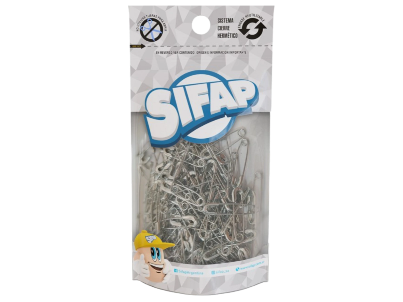 ALFILER DE GANCHO x 50 UNIDADES "SIFAP"