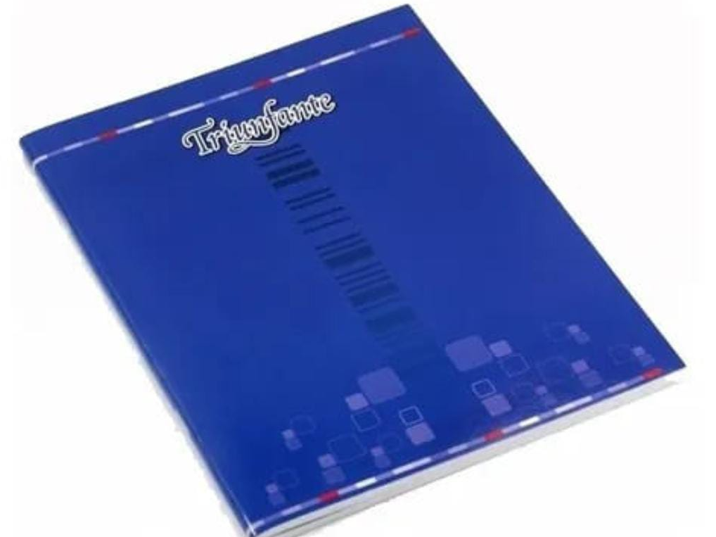 CUADERNO "TRIUNFANTE" TAPA FLEXIBLE x 48 HOJAS RAYADAS