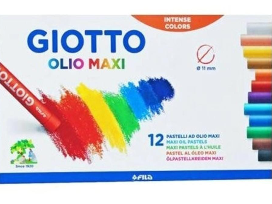 CRAYONES "GIOTTO" ÓLEO x 12 UNIDADES