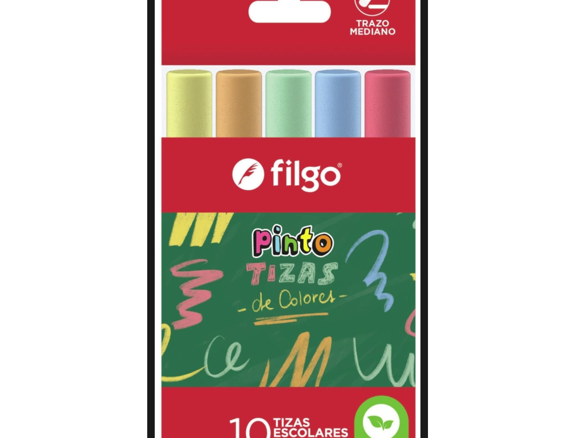 TIZAS COLORES "FILGO" x 10 UNIDADES