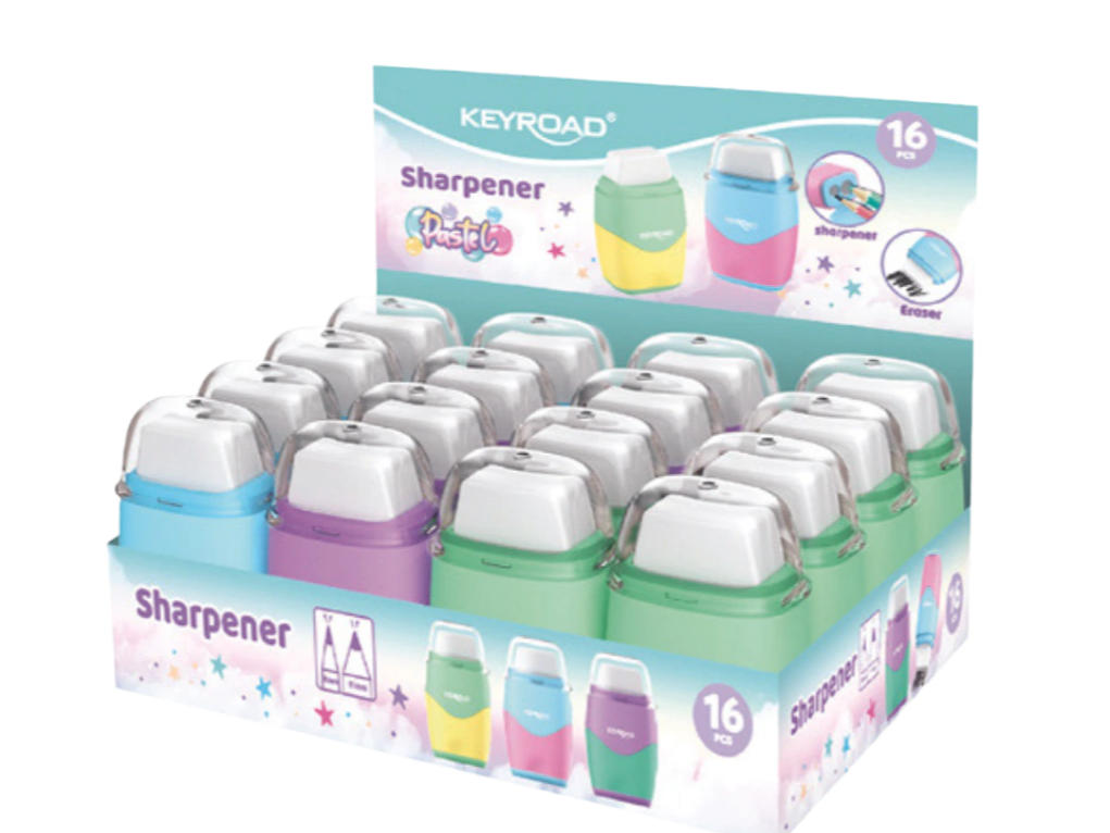 GOMA CON SACAPUNTAS "KEYROAD" x UNIDAD
