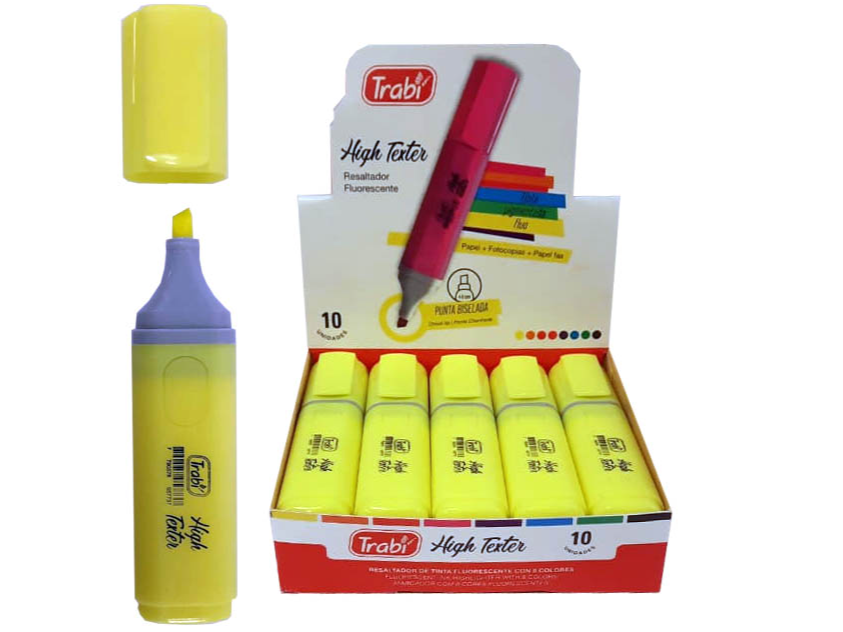 RESALTADOR HIGHTEXTER "TRABI" FLÚO x UNIDAD