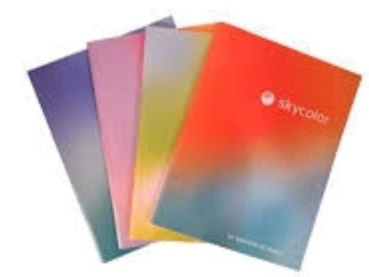 CUADERNO "SKYCOLOR" 16 x 21 TAPA FLEXIBLE x 24 HOJAS